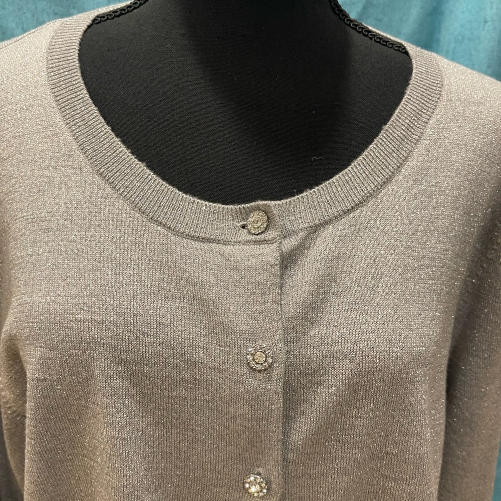 Talbots Short Sliver Sparkle Sweater